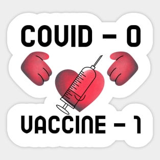 Fight Coronavirus and Covid 19 - Get Vaccinated! Sticker